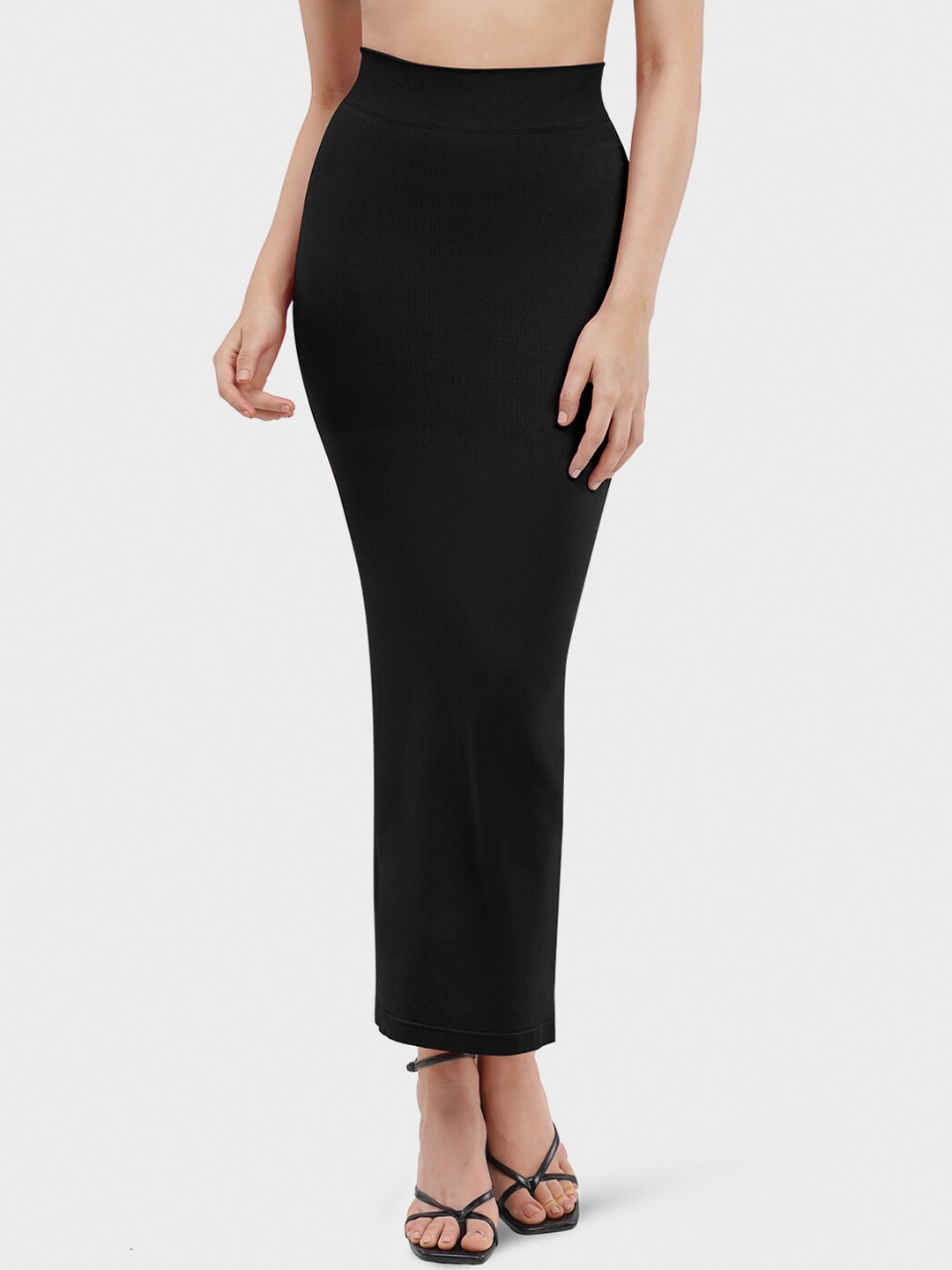 

Amante Women Black Solid Saree Shapewear