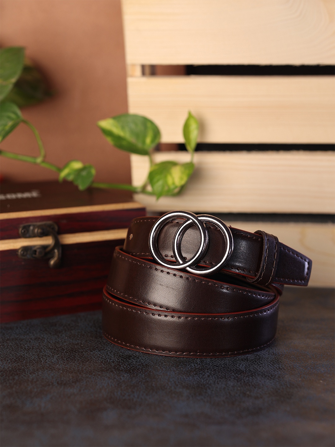 

ZEVORA Women Brown Belt