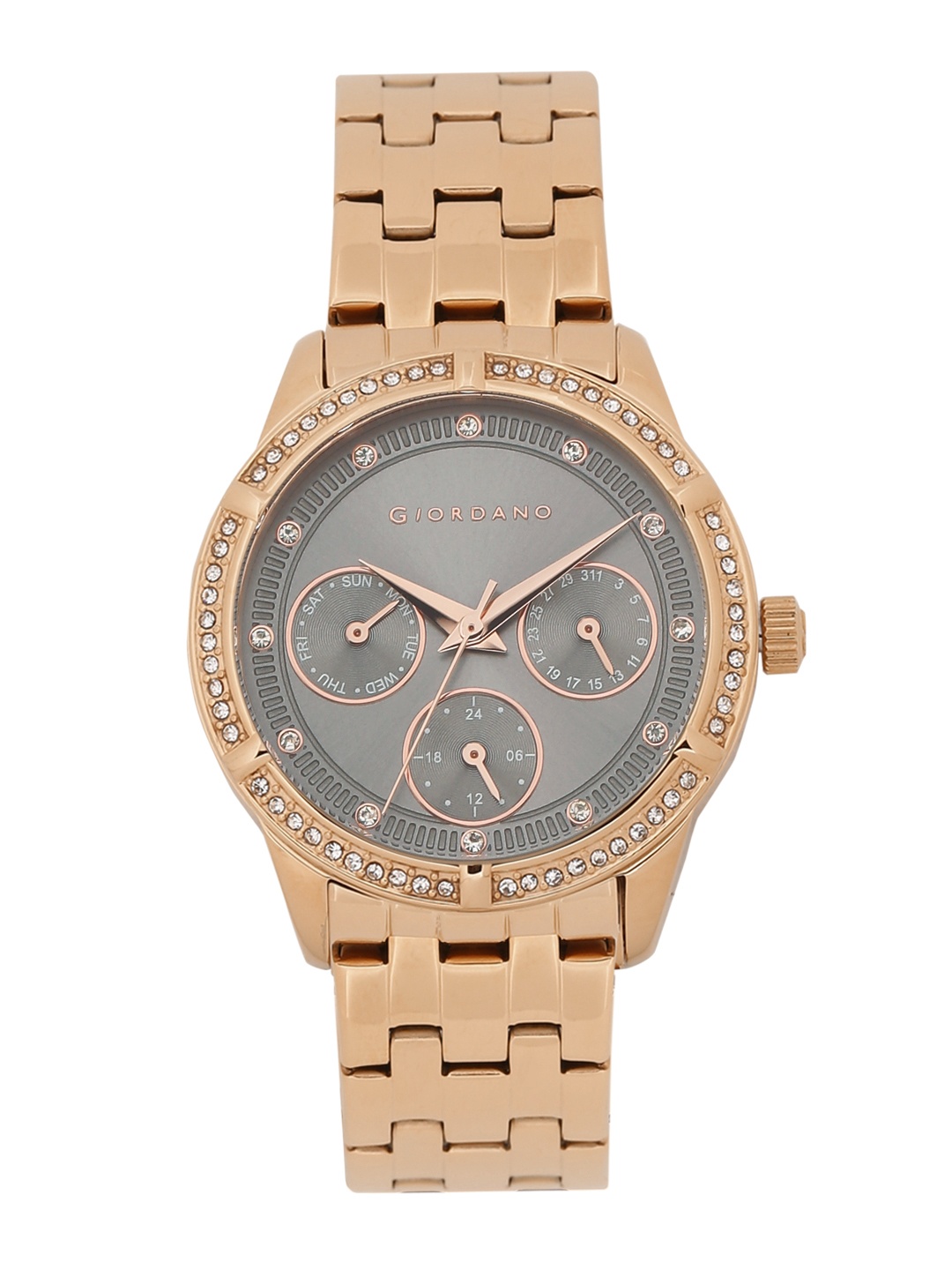 

GIORDANO Women Grey Multifunction Watch 2768-55