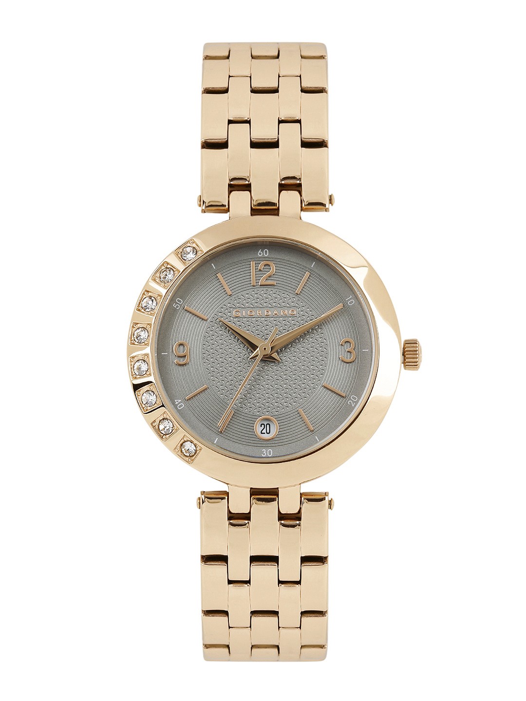 

GIORDANO Women Grey Textured Analogue Watch 2775-44