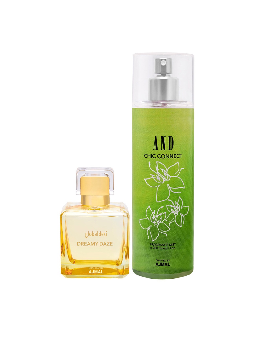 

Global Desi Combo Of Dreamy Daze EDP & Chic Connect Body Mist, Yellow