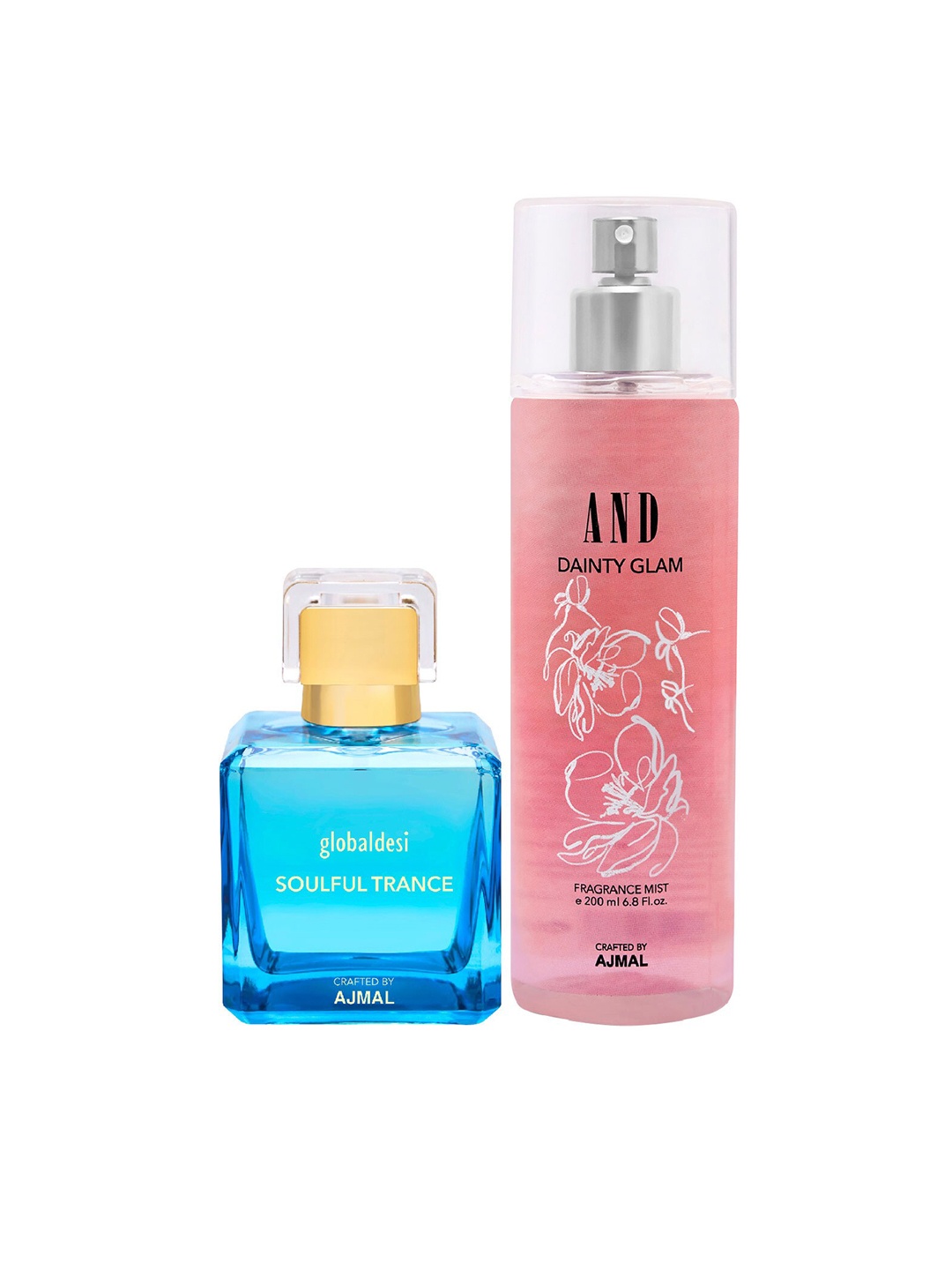 

Global Desi Set of 2 Soulful Trance & Dainty Glam Body Mist, Blue