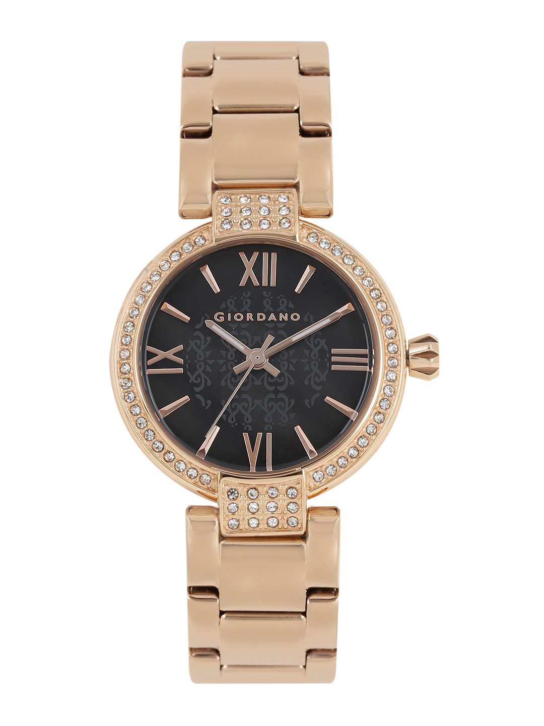 

GIORDANO Women Black Printed Analogue Watch 2777-11