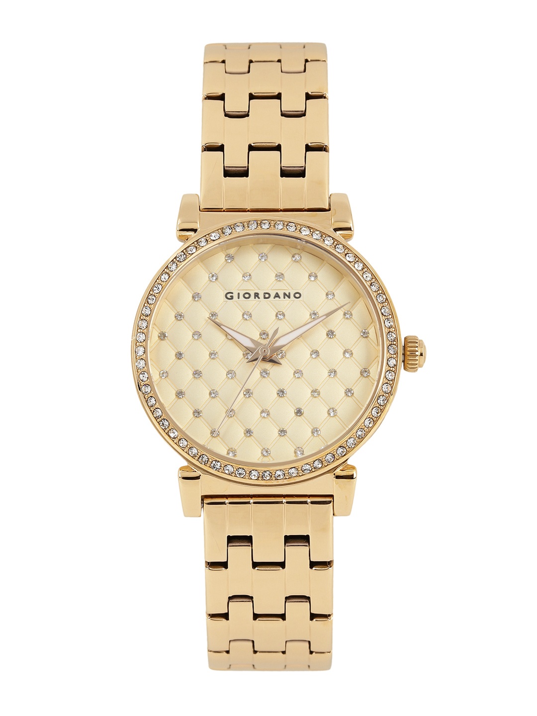 

GIORDANO Women Rose Gold-Toned Embellished Analogue Watch 2778-33