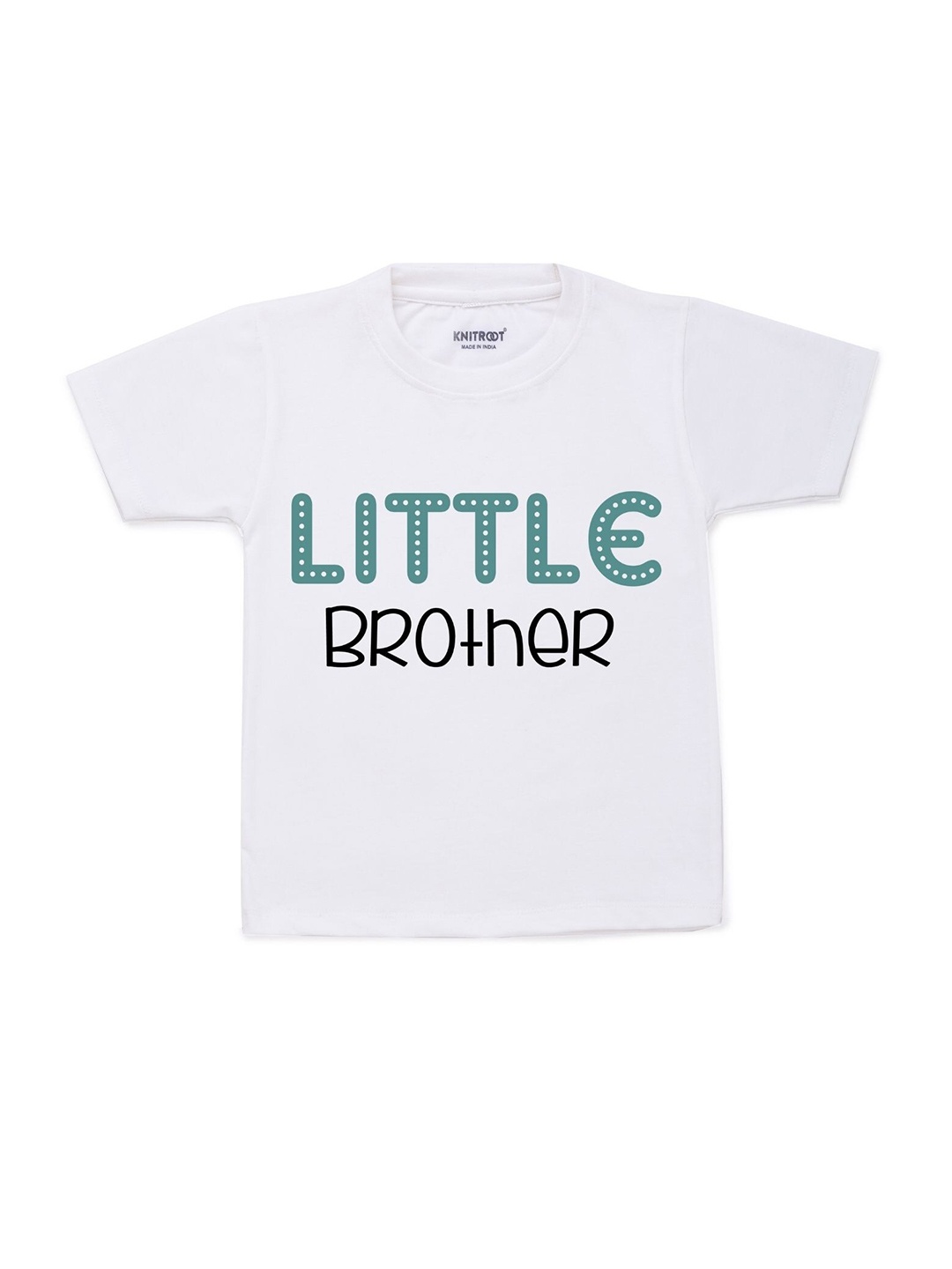 

KNITROOT Kids White V-Neck T-shirt