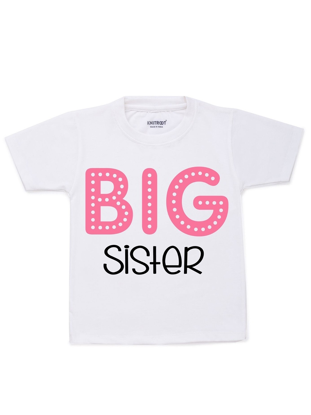 

KNITROOT Kids White V-Neck T-shirt