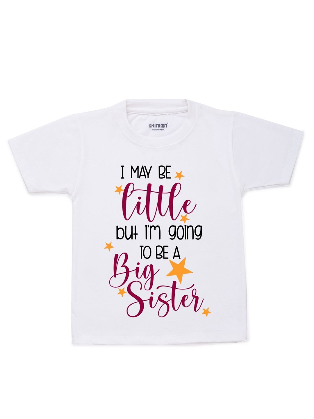 

KNITROOT Kids White Printed T-shirt