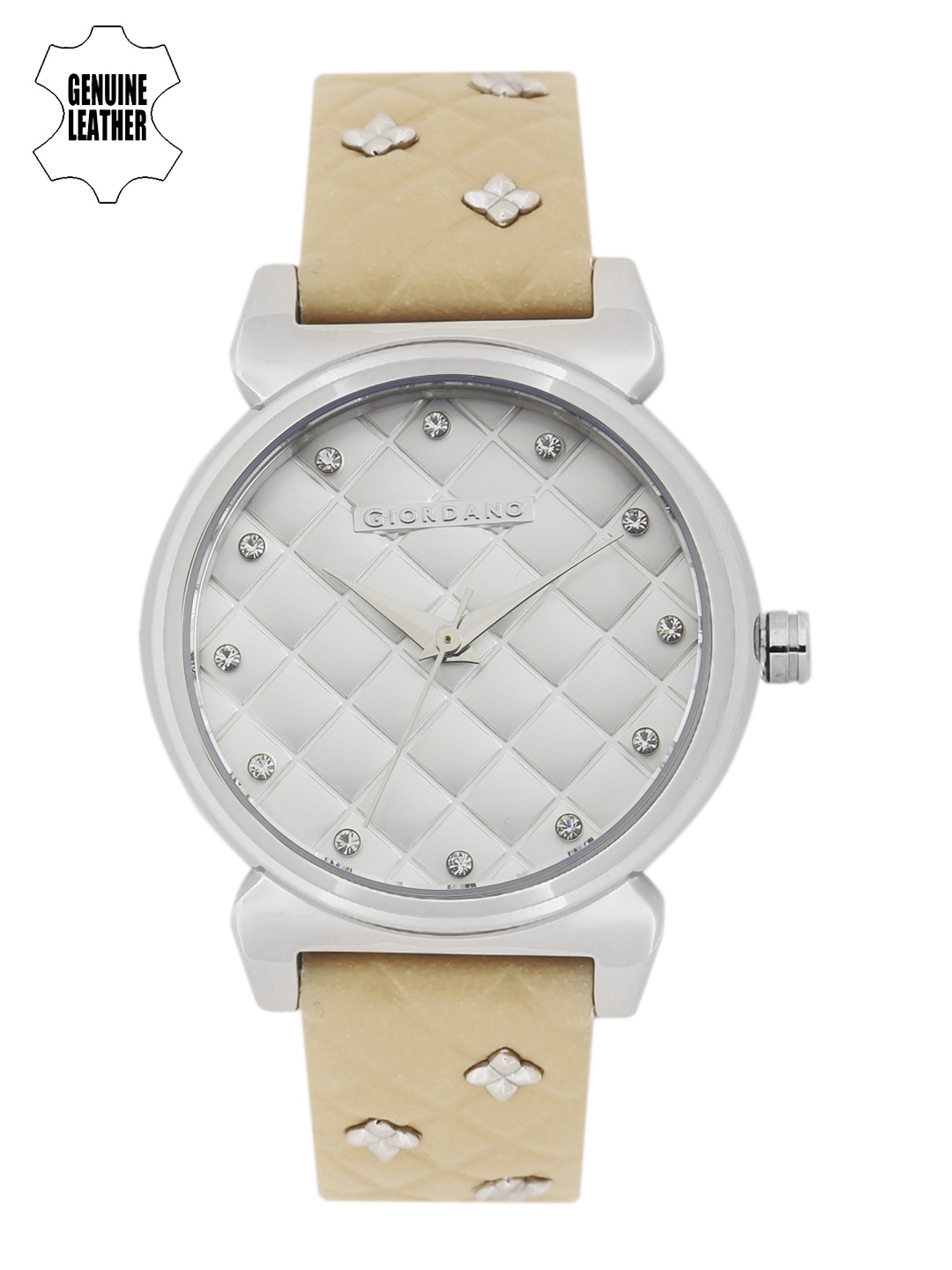 

GIORDANO Women Silver-Toned Textured Analogue Watch 2794-01