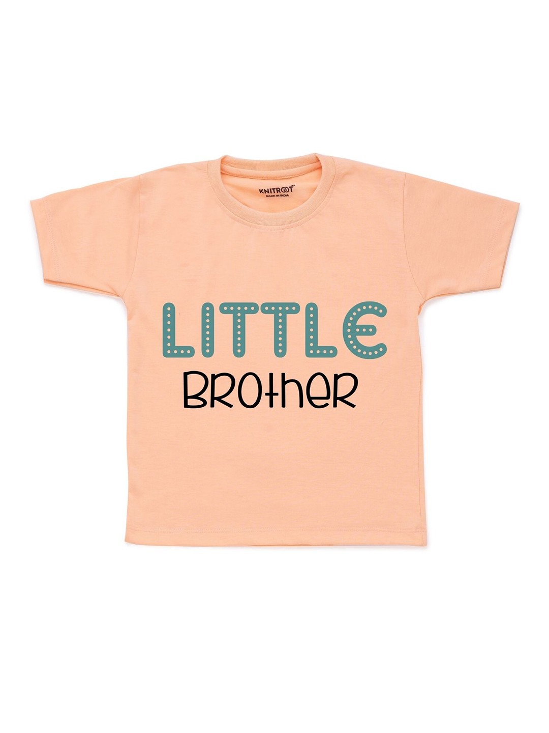 

KNITROOT Kids Peach-Coloured T-shirt