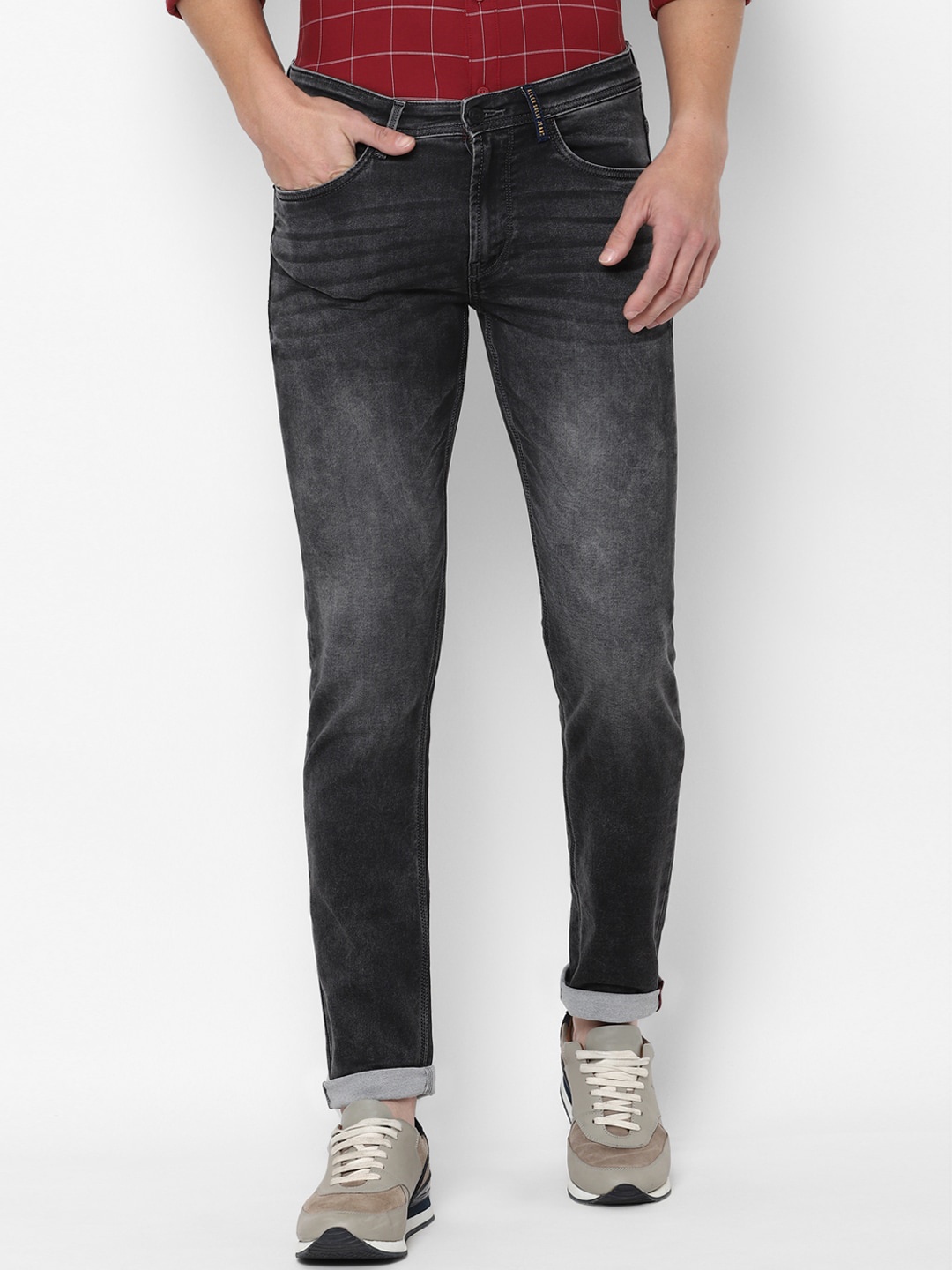 

Allen Solly Men Black Skinny Fit Stretchable Jeans