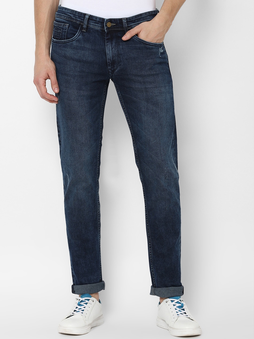 

Allen Solly Men Navy Blue Skinny Fit Light Fade Jeans