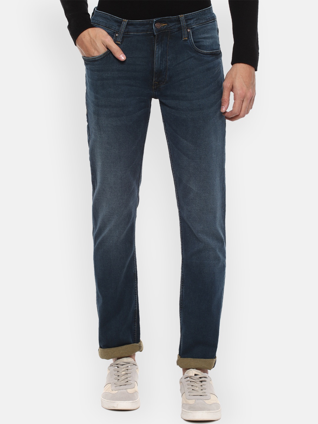 

Louis Philippe Jeans Men Navy Blue Slim Fit Jeans