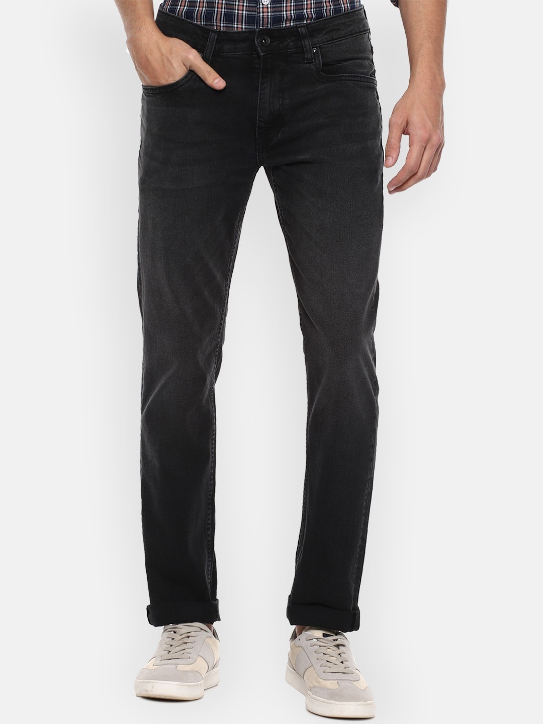

Louis Philippe Jeans Men Black Slim Fit Jeans