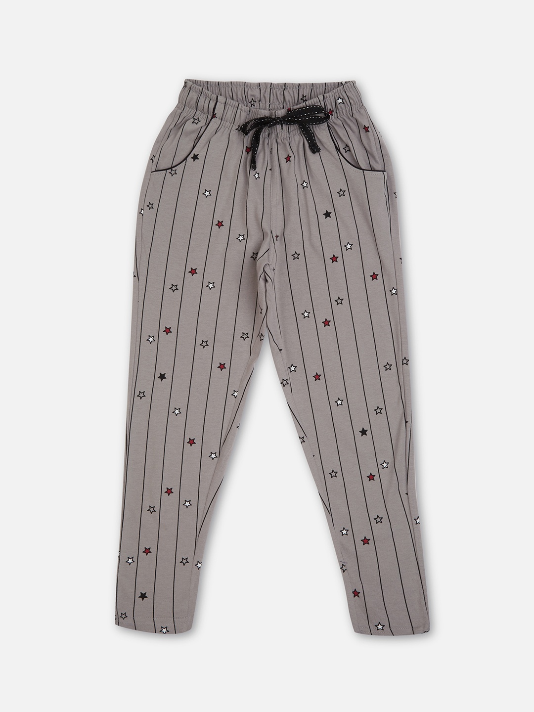 

Sweet Dreams Girls Grey Printed Lounge Pants