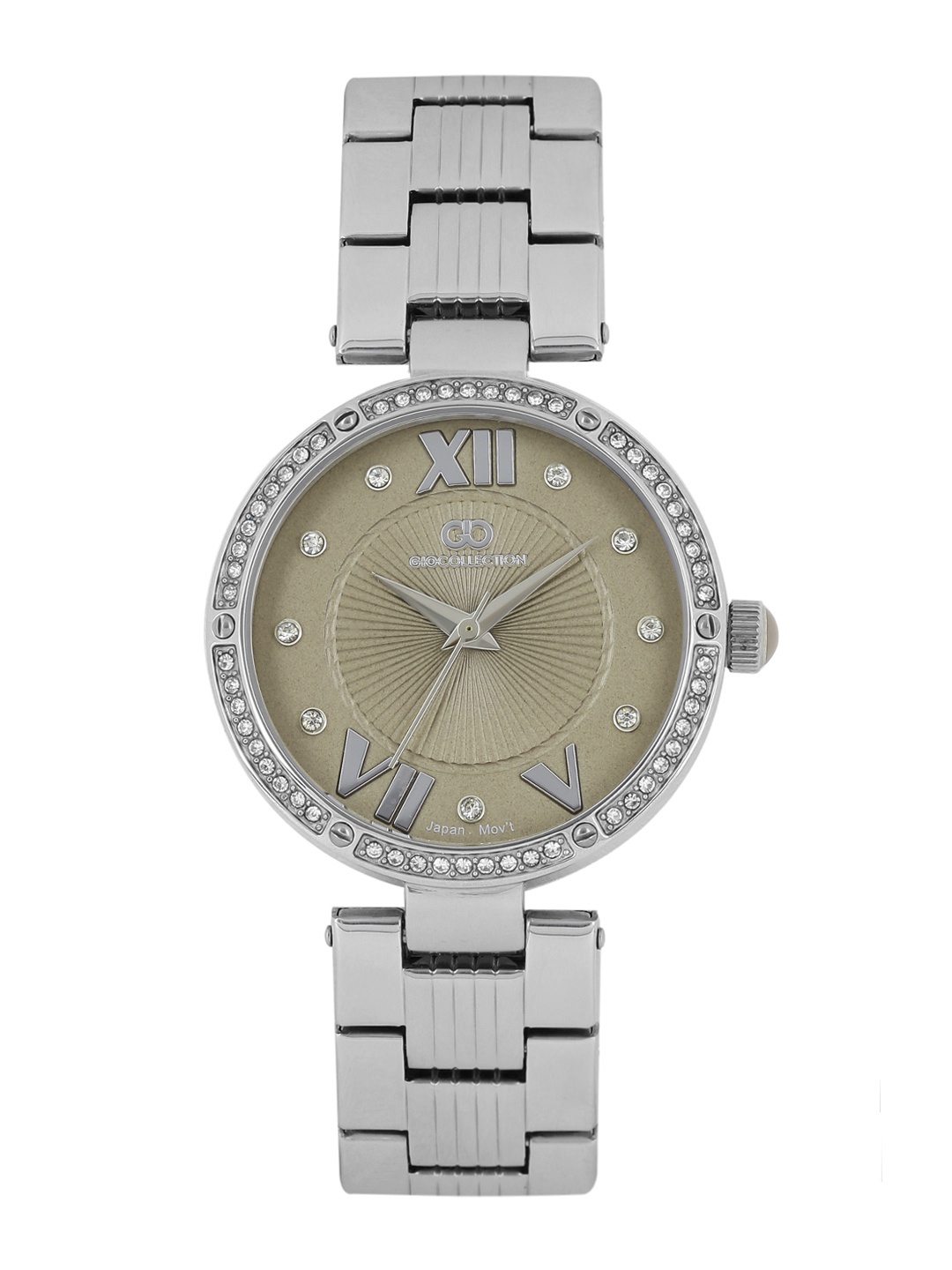 

GIO COLLECTION Women Grey Embellished Analogue Watch G2023-11