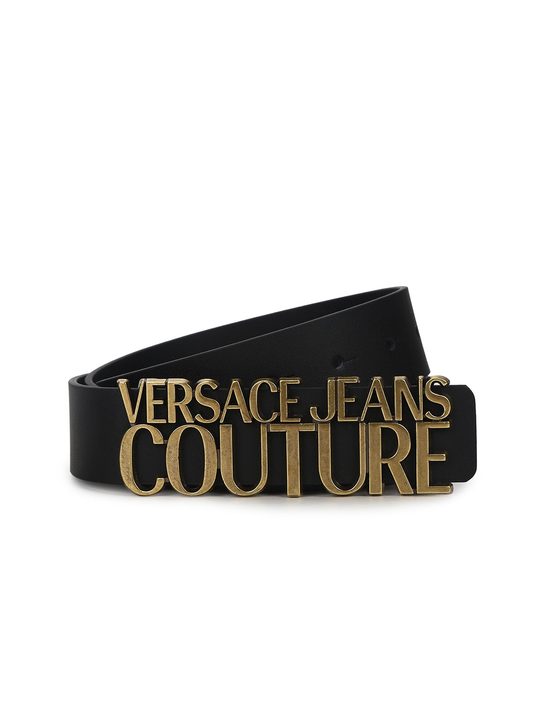 

Versace Jeans Couture Women Black Solid Leather Belt
