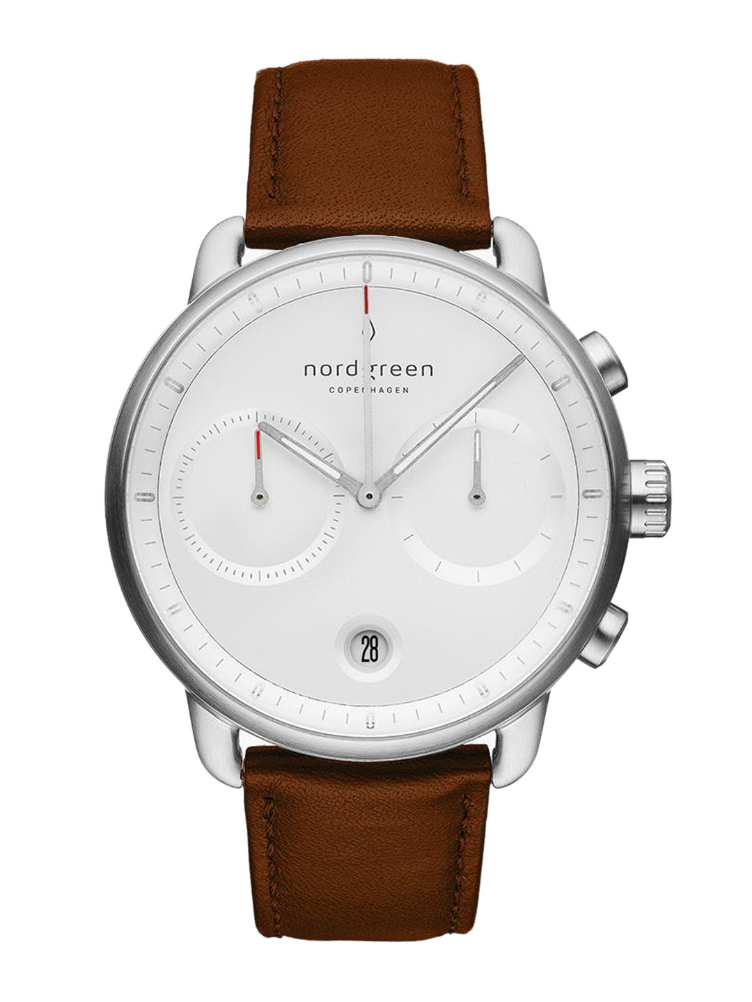 

Nordgreen Men White Dial & Silver Toned Stainless Steel Textured Straps Analogue Watch PI42SILEBRXX