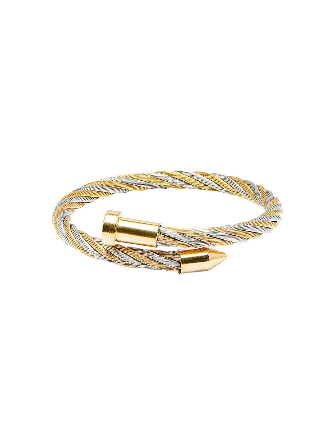 

Moon Dust Gold-Plated Wraparound Kada Bracelet