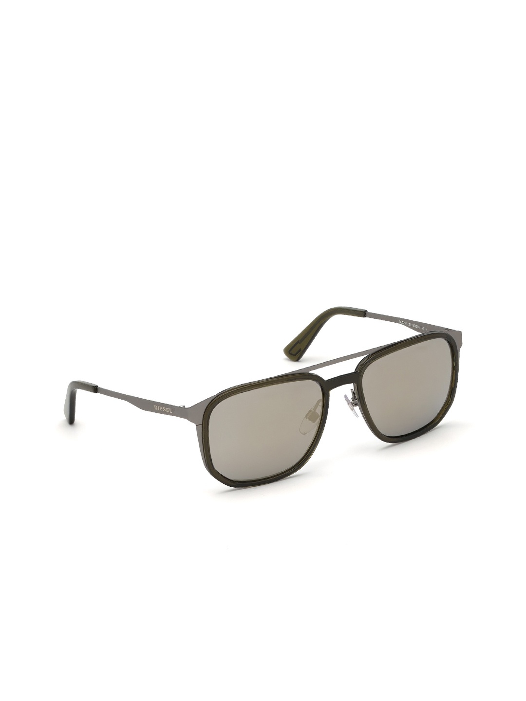 

DIESEL Men Grey UV Protected Square Sunglasses DL0294 55 09C