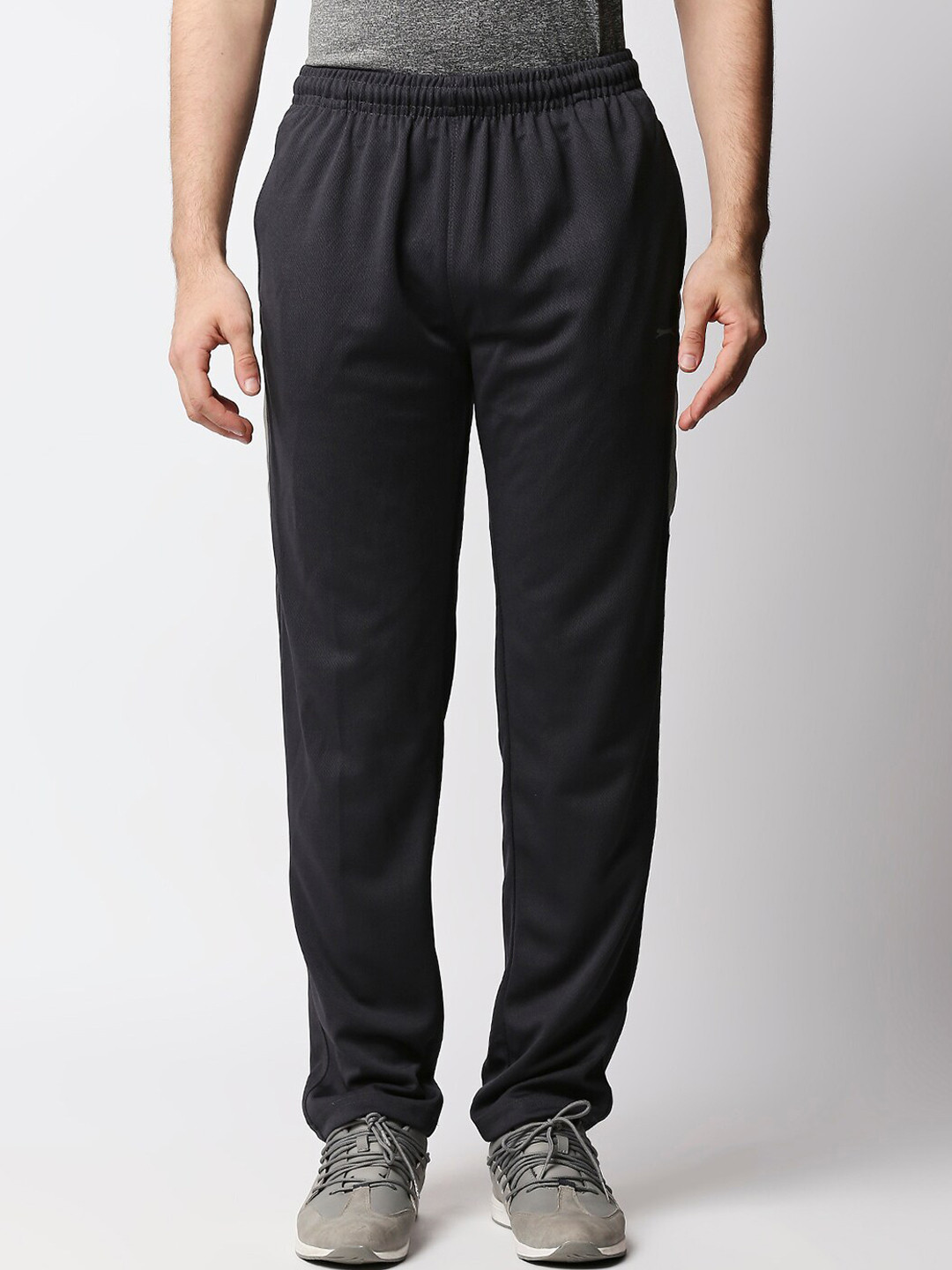 

Black Panther Men Charcoal Black Solid Track Pants