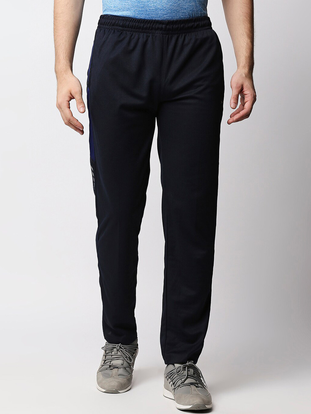 

Black Panther Men Navy Blue Solid Act-Fit Track Pants
