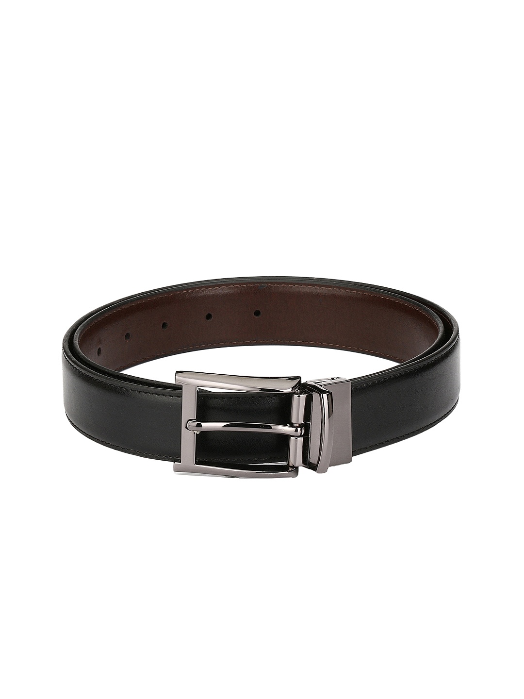 

Pacific Gold Men Brown & Black Reversible Belt