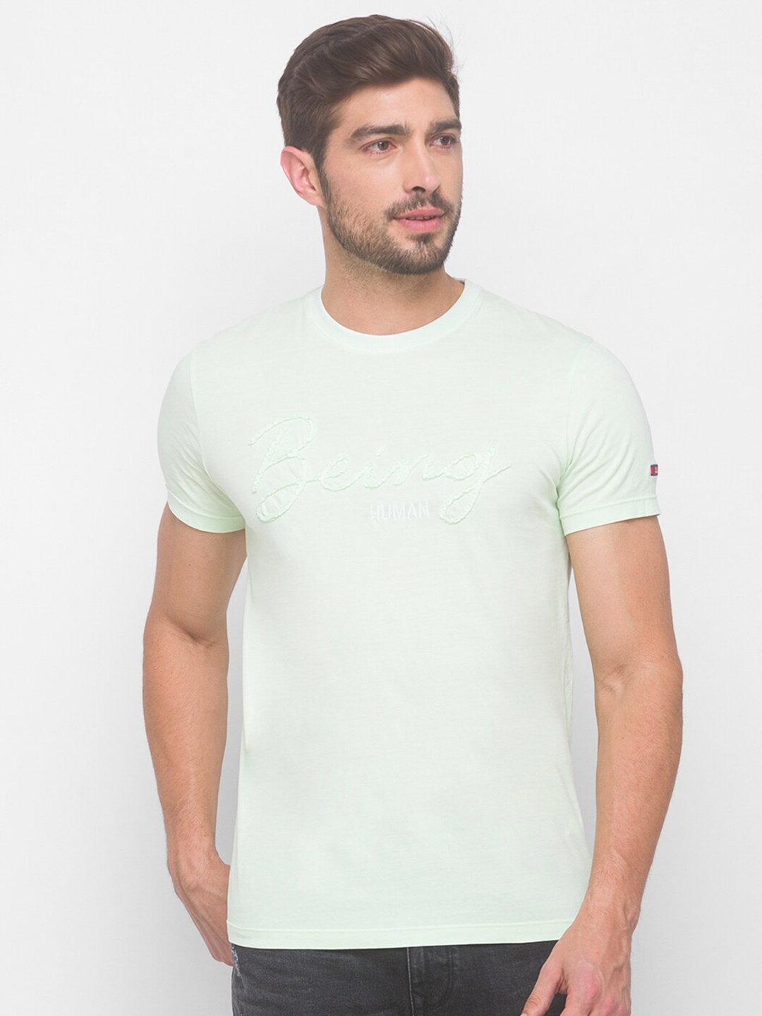 

Being Human Men Green T-shirt