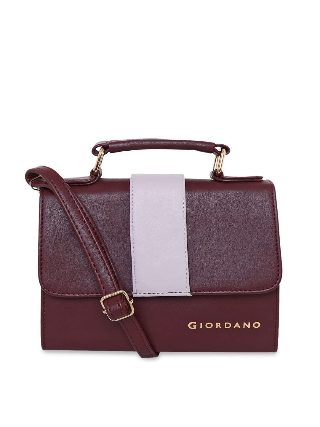 

GIORDANO Red PU Structured Crossbody Sling Bag