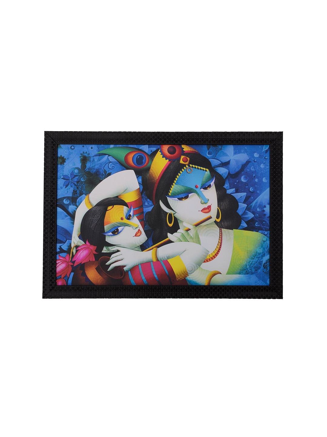 

eCraftIndia Blue Radha Krishna UV Wall Art