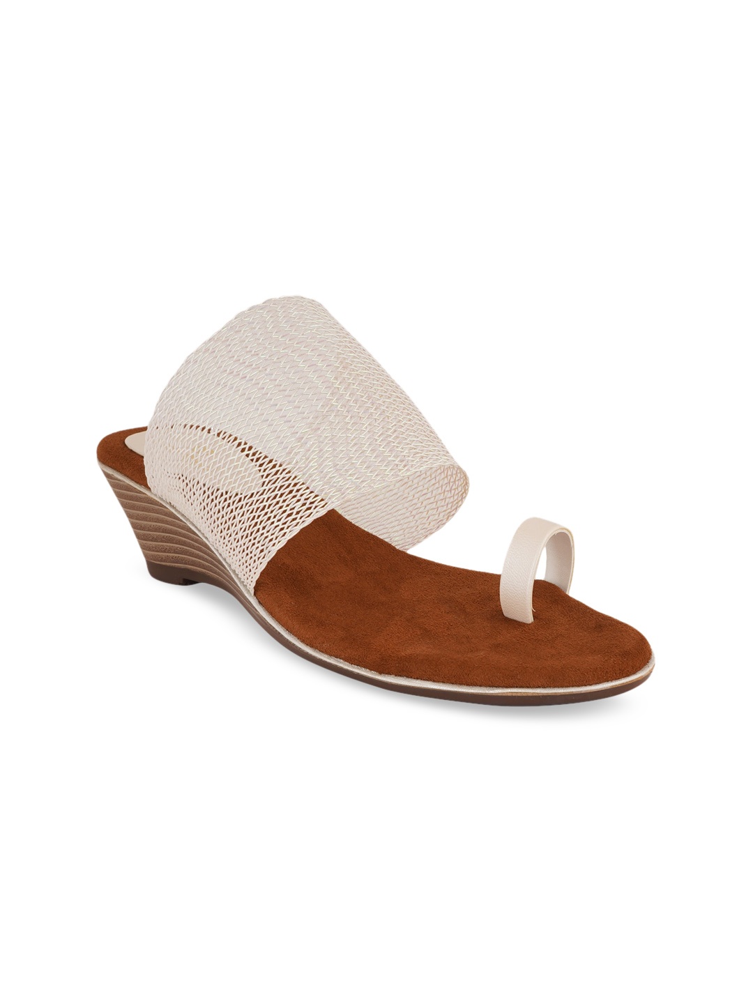 

pelle albero White Wedge Sandals