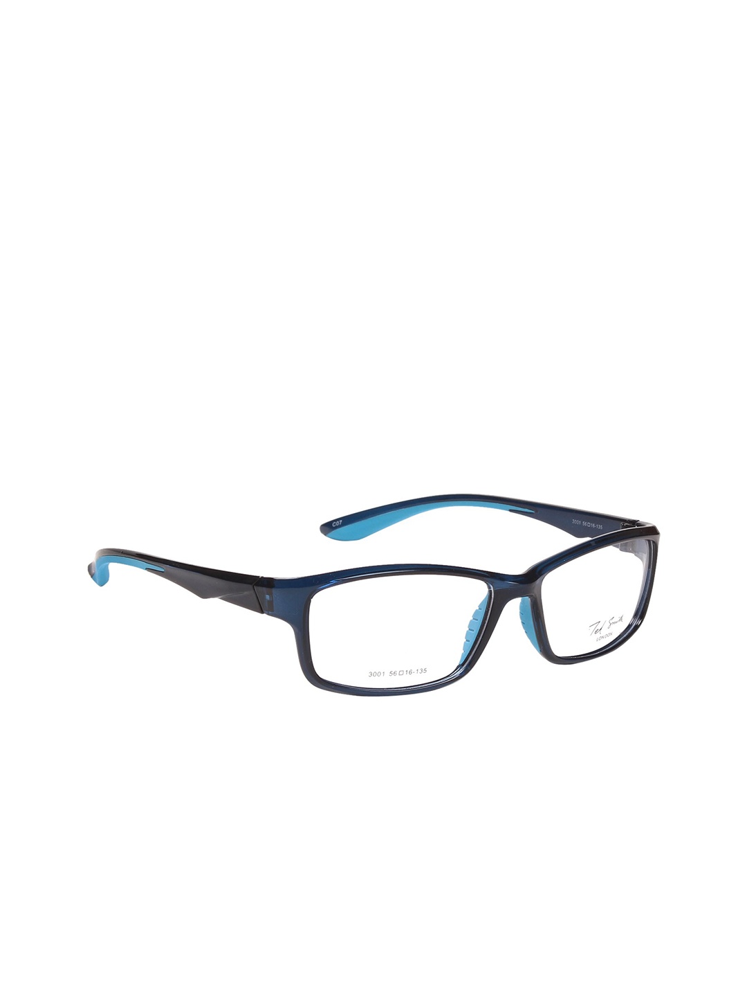 

Ted Smith Unisex Blue Full Rim Wayfarer Frames TS3001_C07