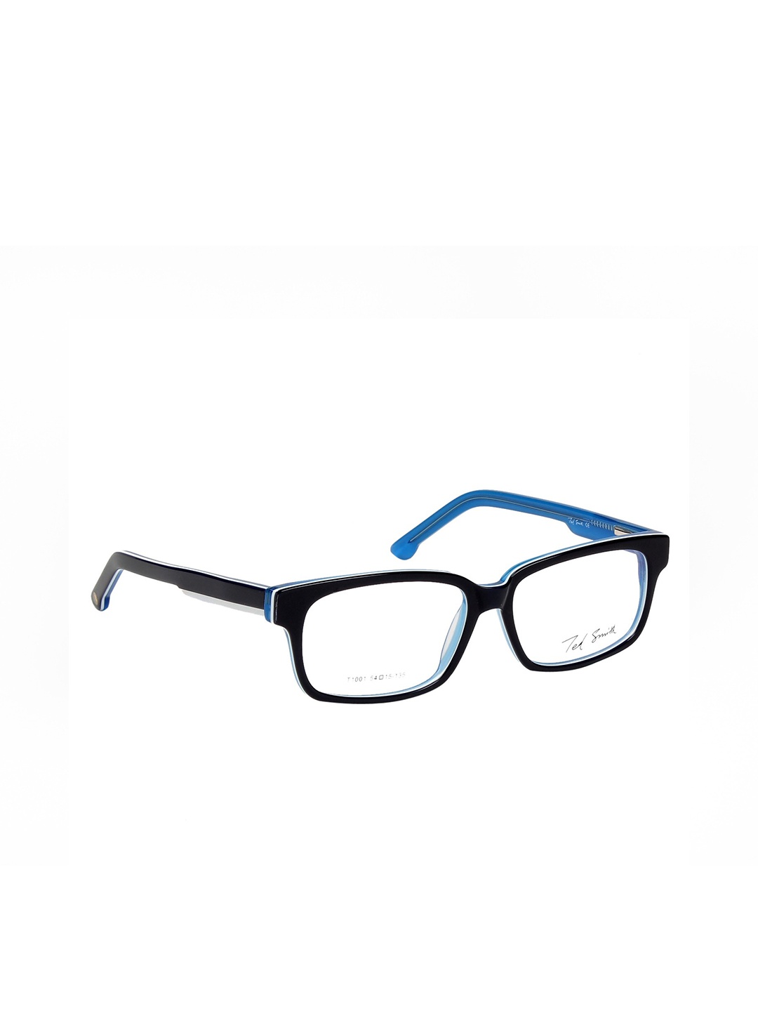 

Ted Smith Unisex Blue Full Rim Wayfarer Frames TS-T1001_BLK/BLU