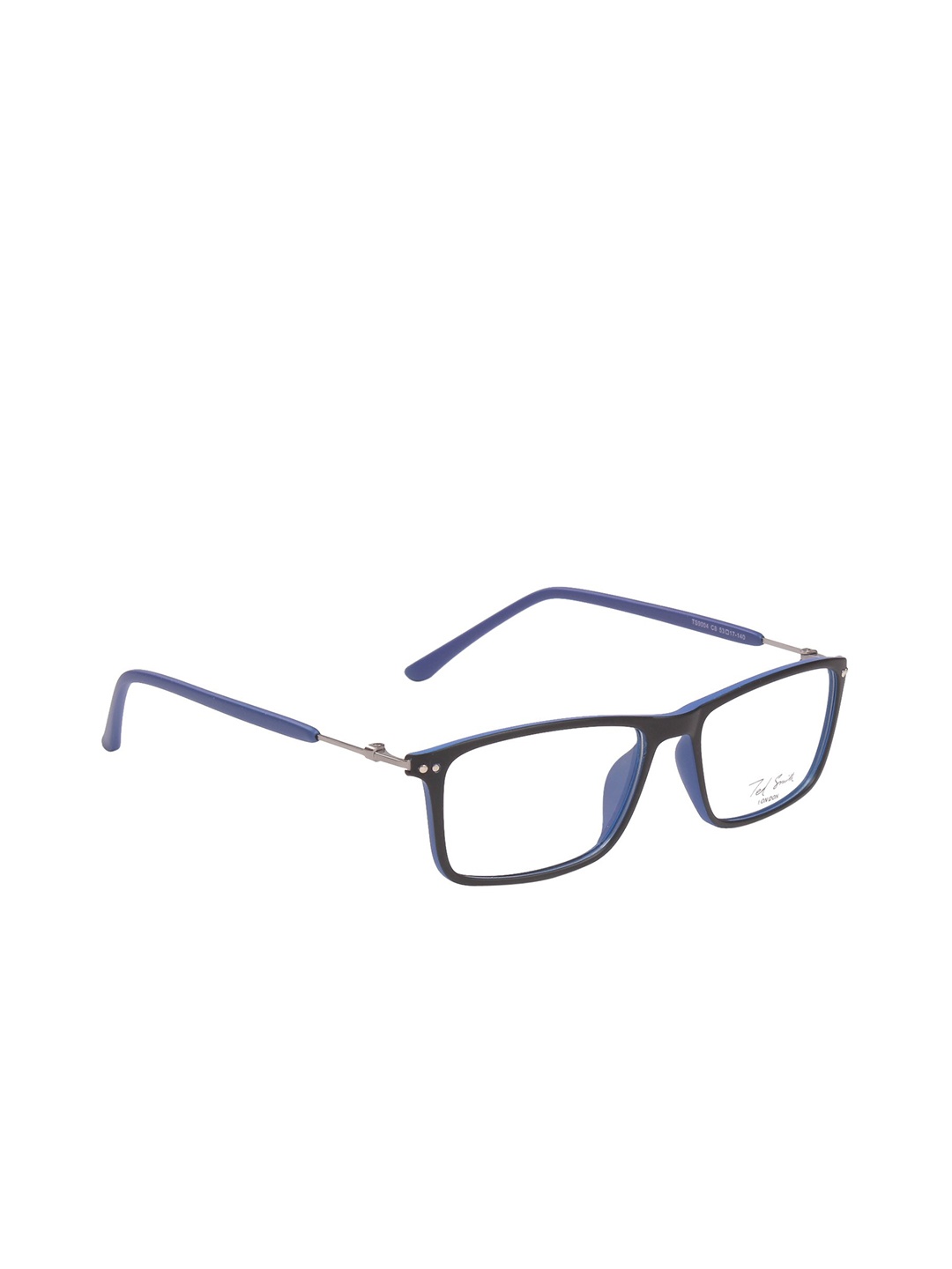 

Ted Smith Unisex Blue Full Rim Wayfarer Frames TS9004_C8