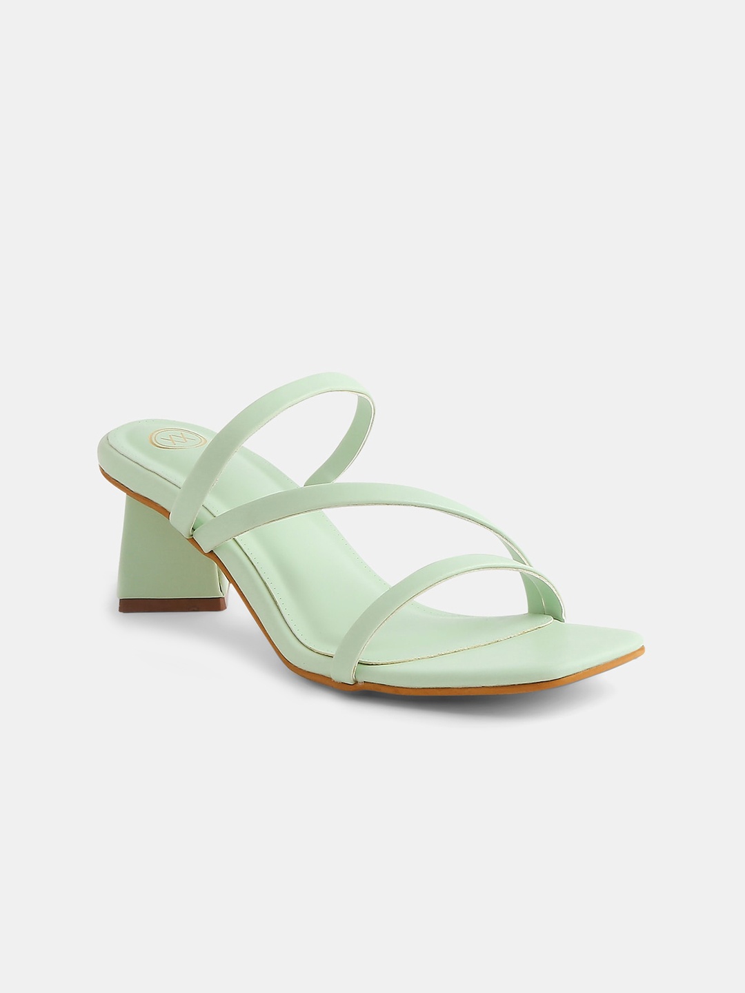 

20Dresses Green Block Heeled Sandals