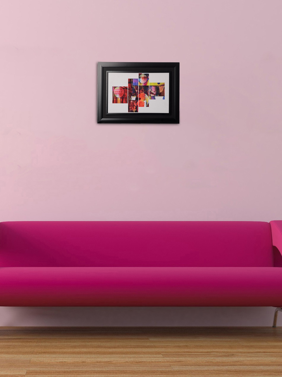 

eCraftIndia Multicoloured Abstract UV Wall Art, Multi