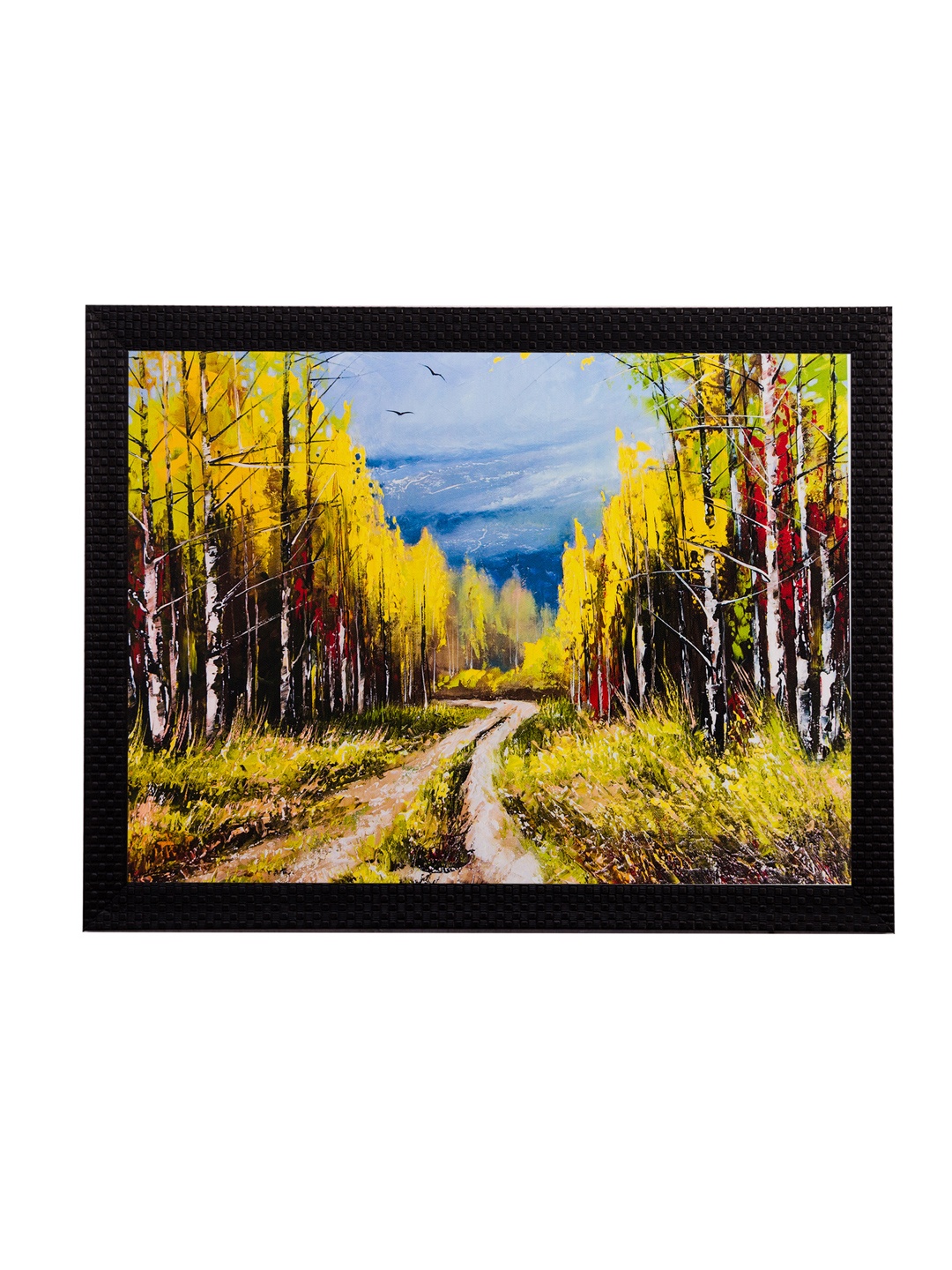 

eCraftIndia Multicoloured Scenary View Wall Art, Multi