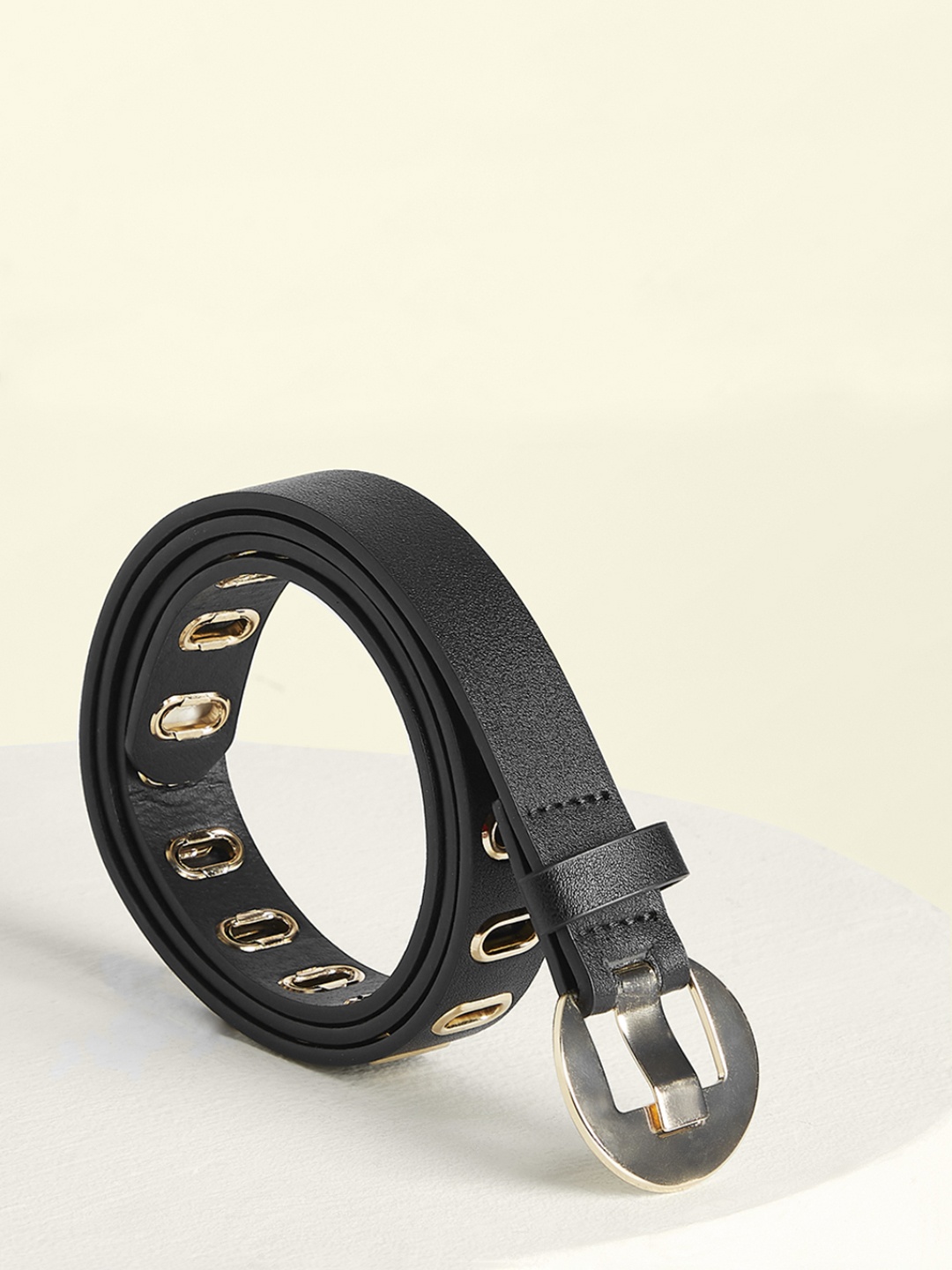 

Forever Glam by Pantaloons Women Black PU Belt