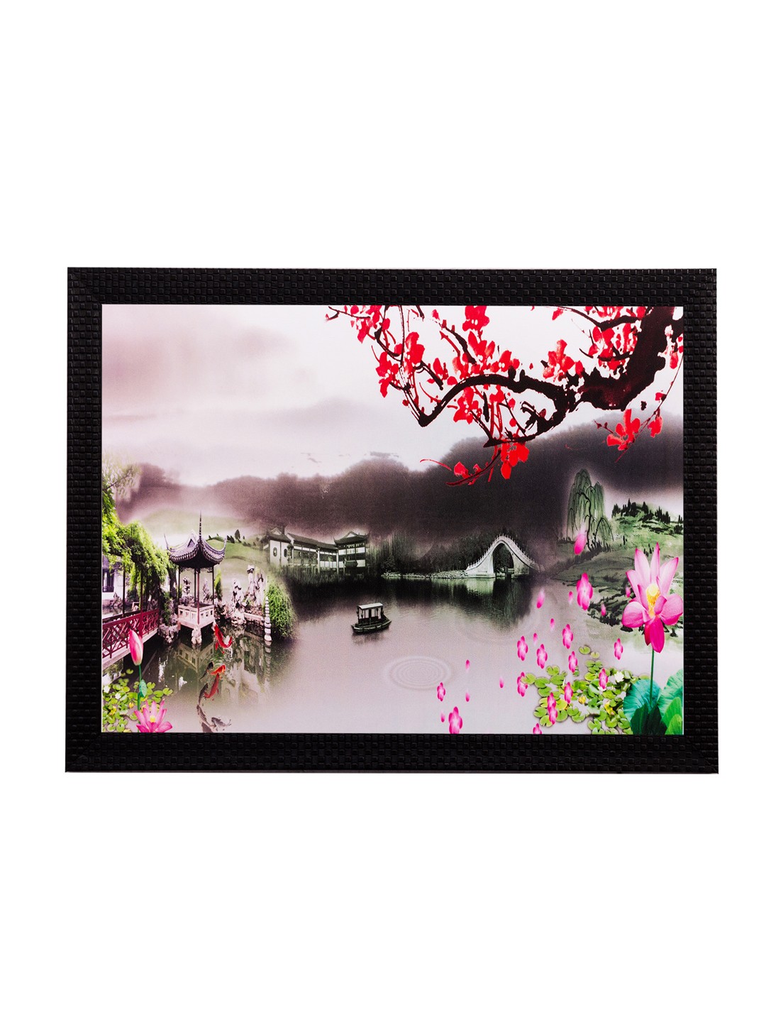 

eCraftIndia Multicoloured Scenary View Wall Art, Multi