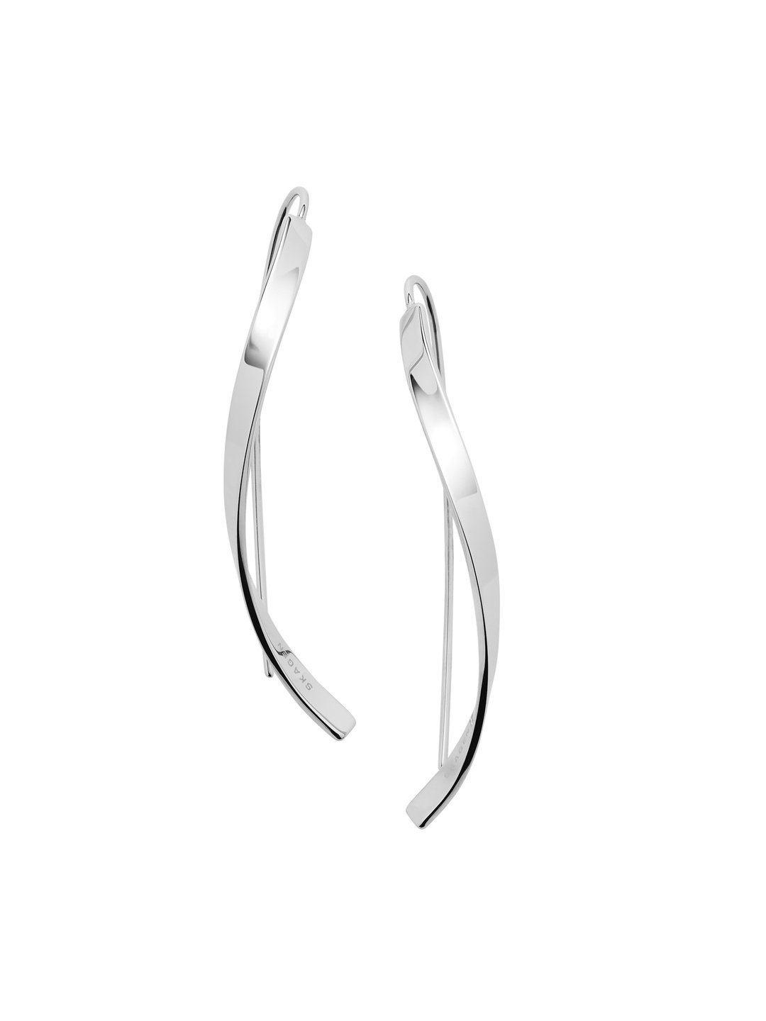 

SKAGEN Silver-Toned Contemporary Hoop Earrings