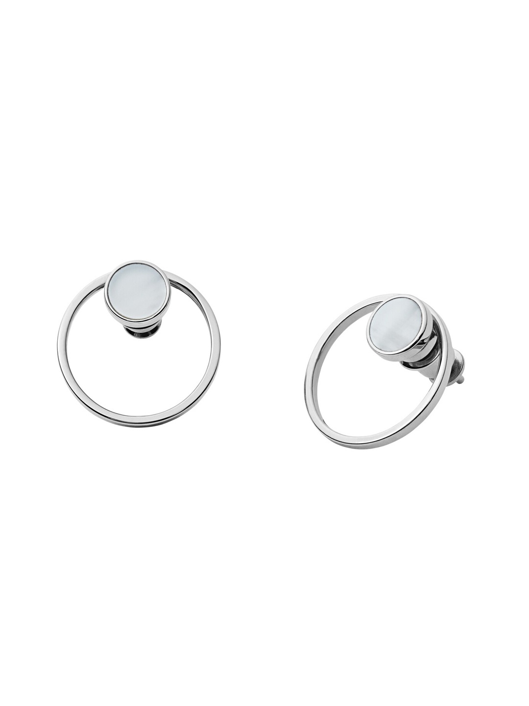

SKAGEN Silver-Toned Contemporary Studs