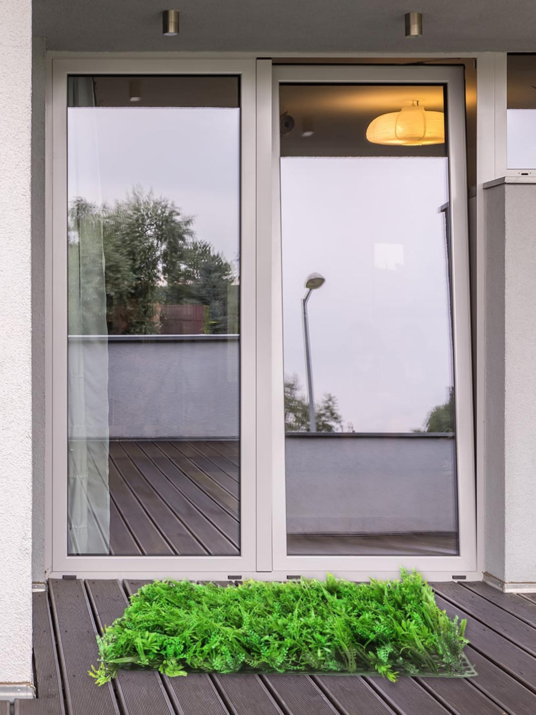 

Athome by Nilkamal Green Wild Shrubs Grass