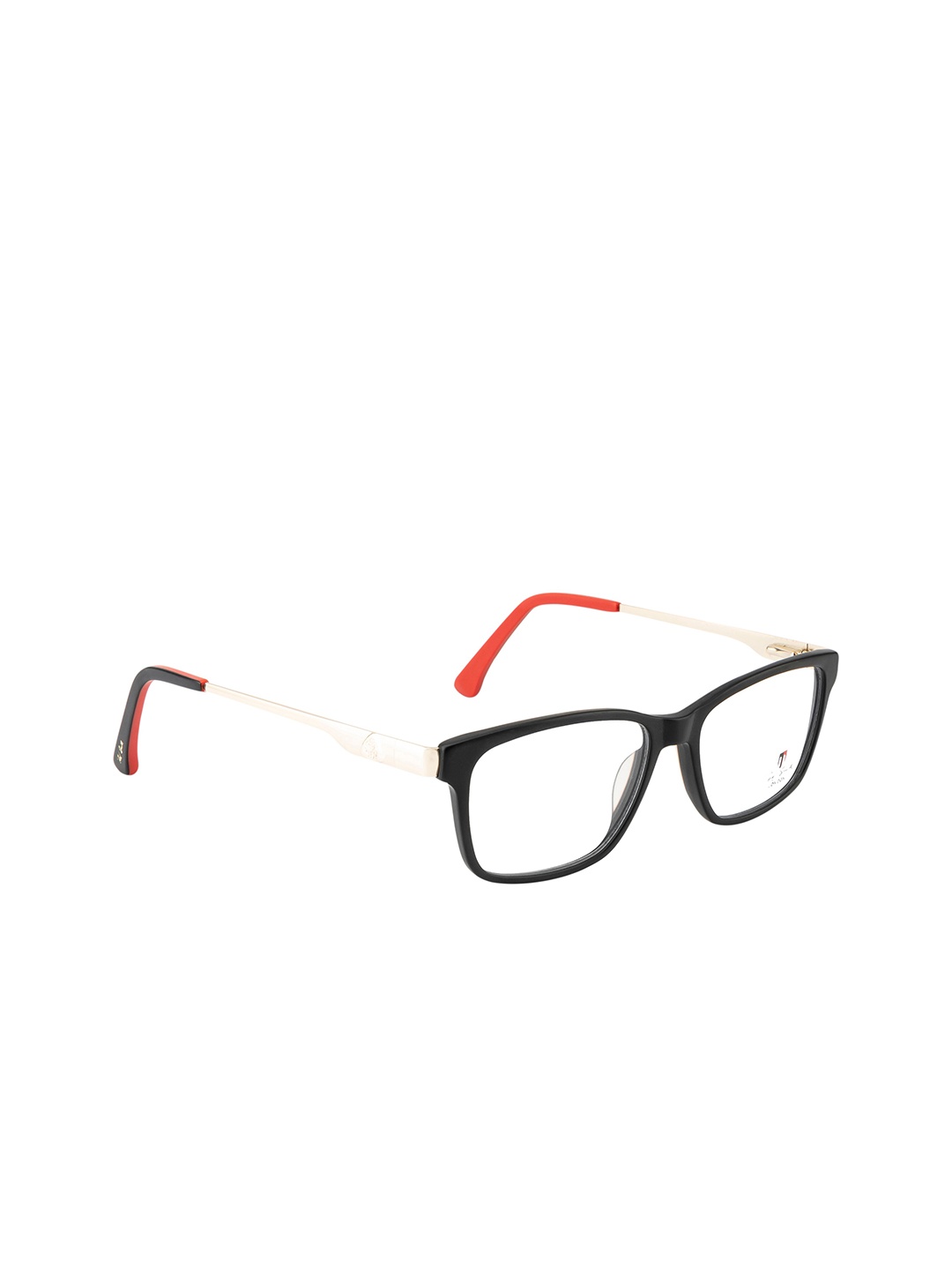 

Ted Smith Unisex Black & White Full Rim Wayfarer Frames Eyeglasses