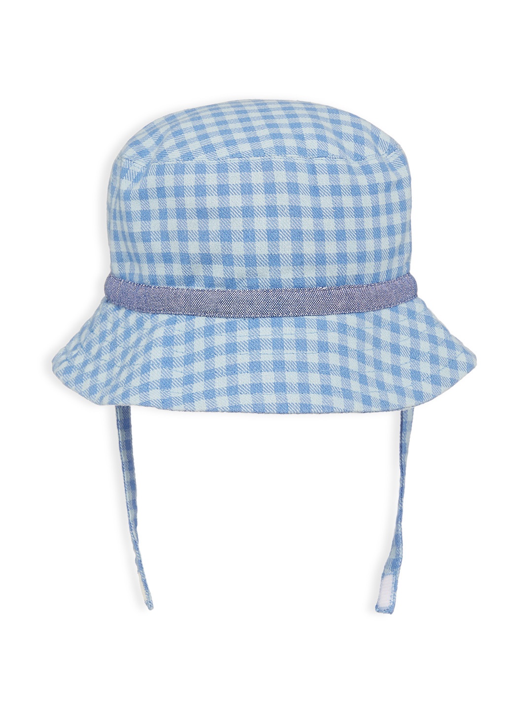 

mothercare Boys Blue & White Checked Bucket Hat