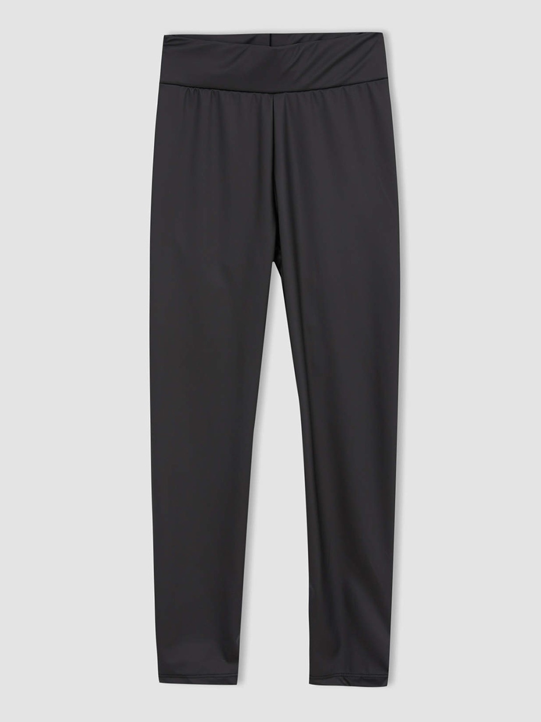 

DeFacto Girls Black Solid Ankle-Length Leggings