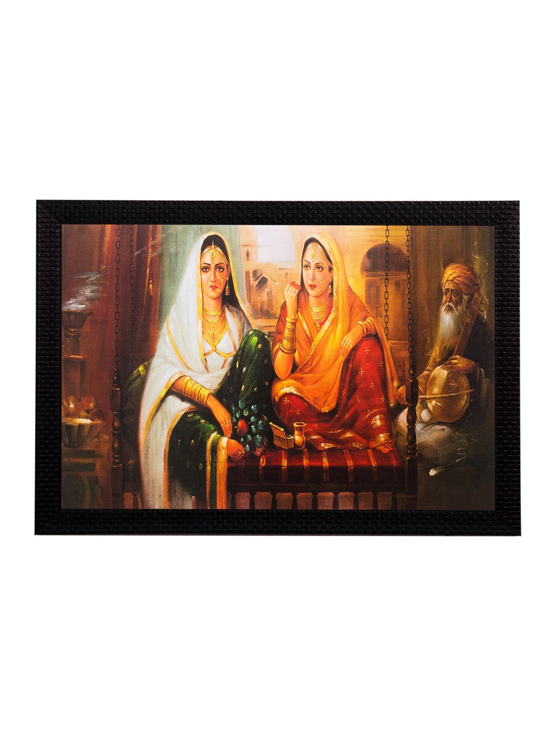 

eCraftIndia Multicoloured Still Life View Matt Textured Wall Art, Multi