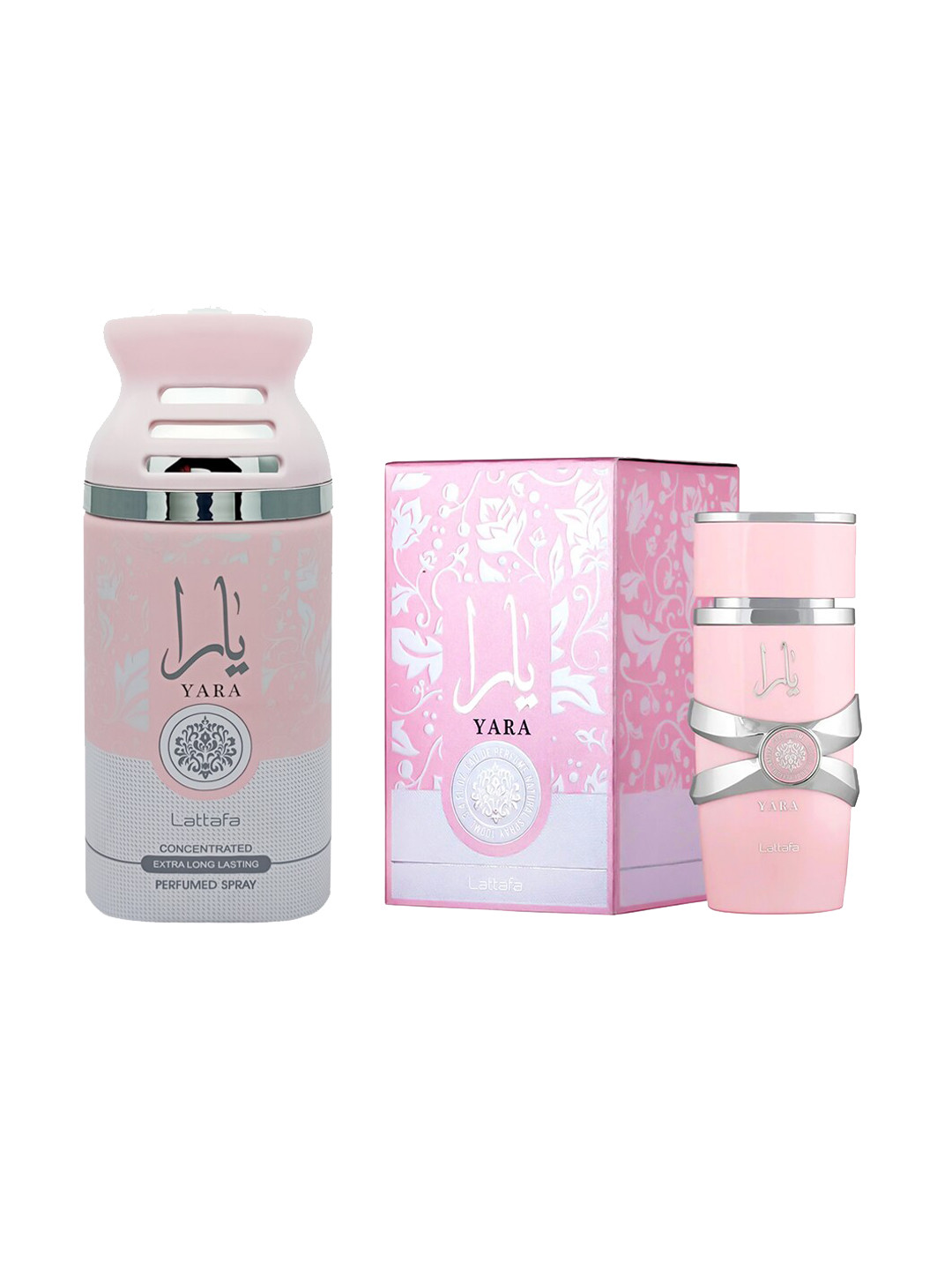 

Lattafa Set of Yara Eau De Perfume & Deodorant 350 ml, Pink