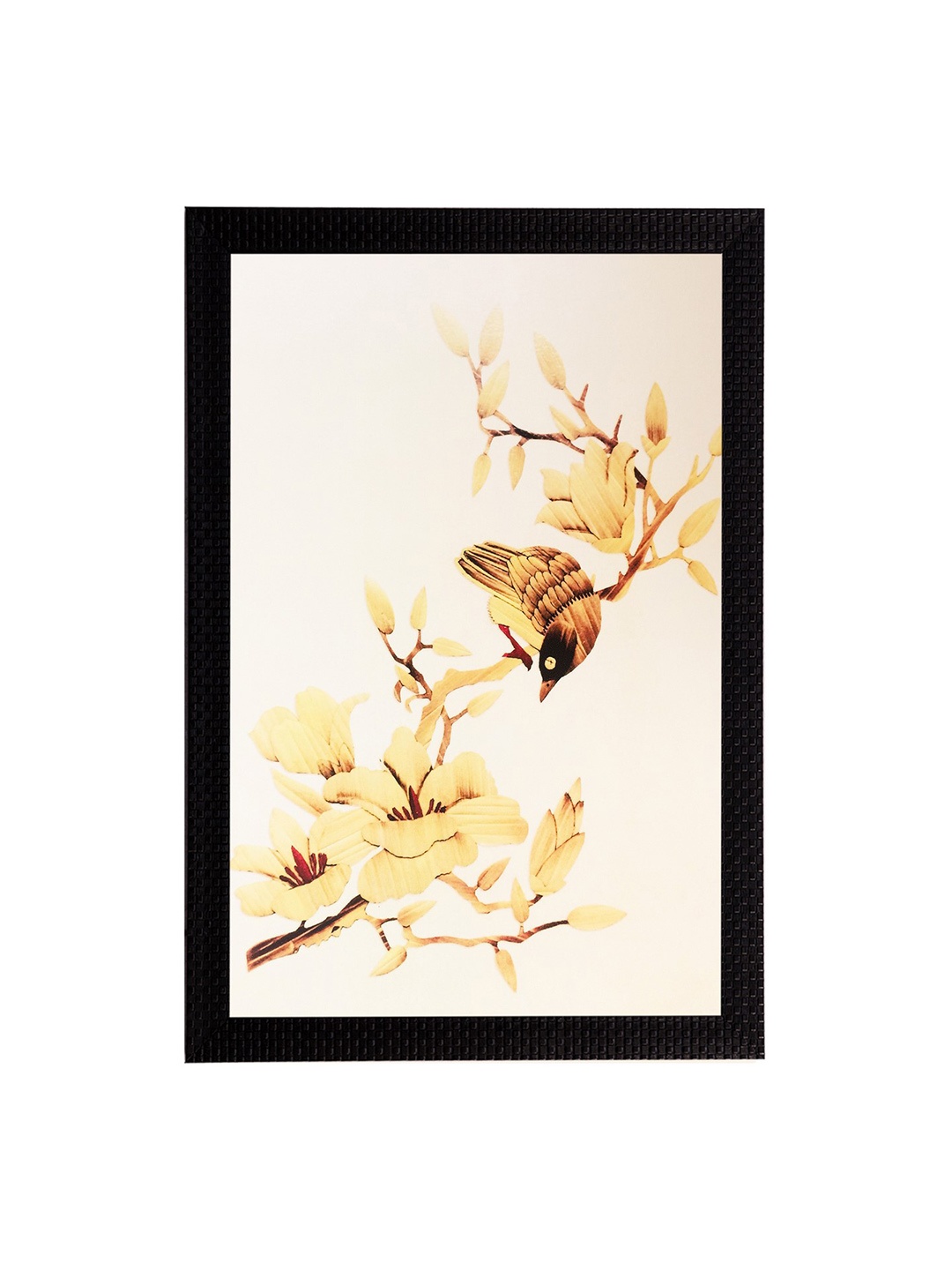 

eCraftIndia Multicoloured Botanical Matt UV Framed Wall Art, Multi