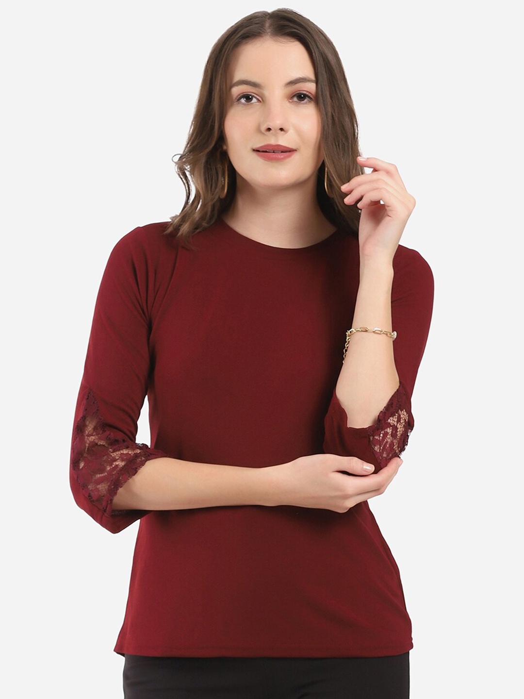 

Selvia Purple Chiffon Top
