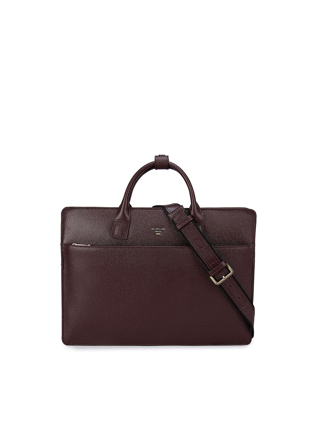 

Da Milano Adult Purple Textured Leather Laptop Sleeve