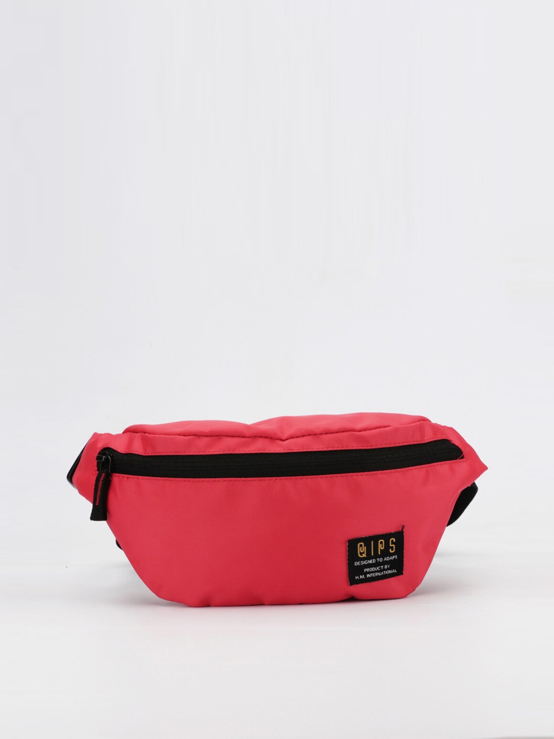 

QIPS Red Solid Waist Pouch